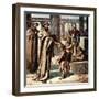 The Pope and the Saxon Children, C1850-null-Framed Giclee Print