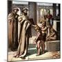 The Pope and the Saxon Children, C1850-null-Mounted Giclee Print