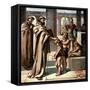 The Pope and the Saxon Children, C1850-null-Framed Stretched Canvas