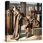 The Pope and the Saxon Children, C1850-null-Stretched Canvas