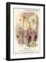 The Pope Being Carried to Make His Traditional Easter Blessing-null-Framed Giclee Print