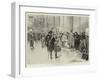 The Pope Blessing the French Pilgrims in Rome-Oswaldo Tofani-Framed Giclee Print