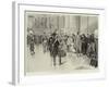 The Pope Blessing the French Pilgrims in Rome-Oswaldo Tofani-Framed Giclee Print