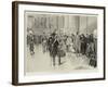 The Pope Blessing the French Pilgrims in Rome-Oswaldo Tofani-Framed Giclee Print