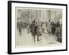 The Pope Blessing the French Pilgrims in Rome-Oswaldo Tofani-Framed Giclee Print