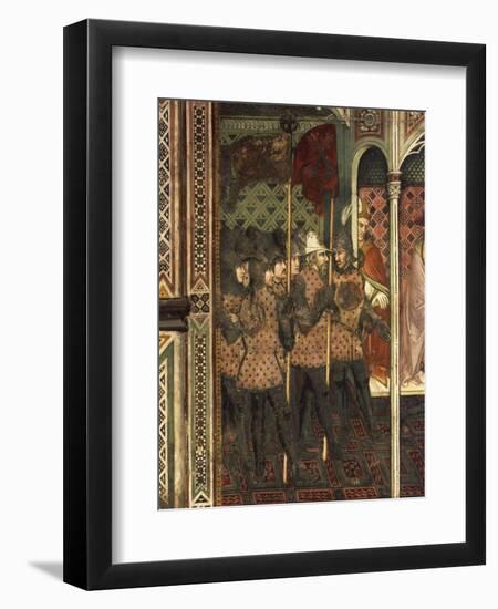 The Pope Handing His Sword over to the Doge Ziani, Scene from the Stories of Alexander III-Spinello Aretino-Framed Giclee Print