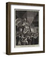 The Pope on the Sedia at the Festival of Candlemas-Emile Theodore Therond-Framed Giclee Print