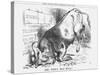 The Pope's Mad Bull, 1865-John Tenniel-Stretched Canvas
