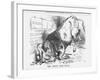 The Pope's Mad Bull, 1865-John Tenniel-Framed Giclee Print