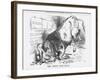 The Pope's Mad Bull, 1865-John Tenniel-Framed Giclee Print