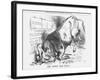 The Pope's Mad Bull, 1865-John Tenniel-Framed Giclee Print