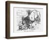 The Pope's Mad Bull, 1865-John Tenniel-Framed Giclee Print