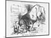 The Pope's Mad Bull, 1865-John Tenniel-Mounted Giclee Print