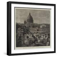 The Pope's Private Garden in the Vatican, Rome-null-Framed Giclee Print