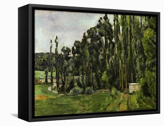 The Poplars, 1879-1882-Paul Cézanne-Framed Stretched Canvas