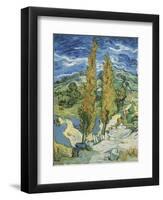 The Poplars at Saint-Remy, c.1889-Vincent van Gogh-Framed Art Print
