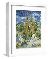 The Poplars at Saint-Remy, c.1889-Vincent van Gogh-Framed Art Print