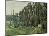 The Poplars, C. 1879-1882-Paul Cézanne-Mounted Giclee Print