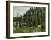 The Poplars, c.1879-82-Paul Cézanne-Framed Giclee Print