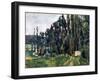 The Poplars, C1879-1882-Paul Cézanne-Framed Giclee Print