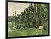 The Poplars, circa 1879-82-Paul Cézanne-Framed Giclee Print