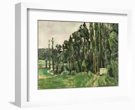 The Poplars, circa 1879-82-Paul Cézanne-Framed Giclee Print