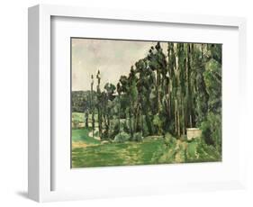 The Poplars, circa 1879-82-Paul Cézanne-Framed Giclee Print