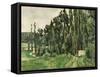 The Poplars, circa 1879-82-Paul Cézanne-Framed Stretched Canvas