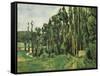 The Poplars (Les Peupliers)-Paul C?zanne-Framed Stretched Canvas