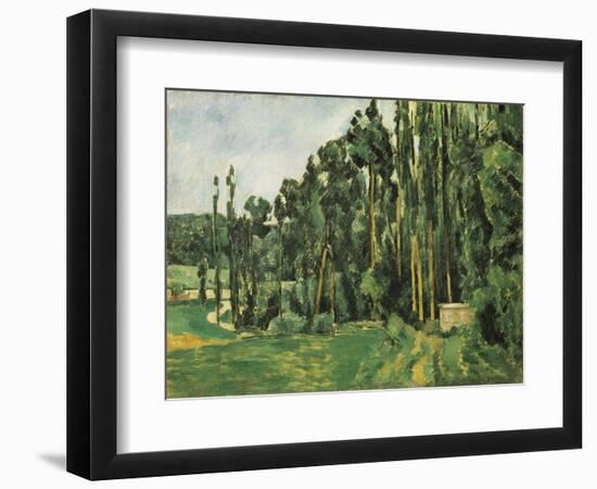 The Poplars (Les Peupliers)-Paul C?zanne-Framed Art Print