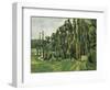 The Poplars (Les Peupliers)-Paul C?zanne-Framed Art Print