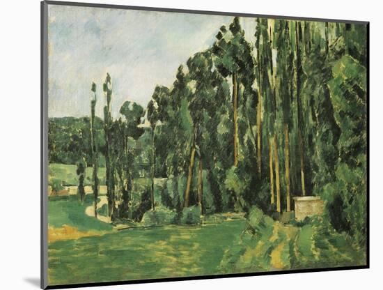 The Poplars (Les Peupliers)-Paul C?zanne-Mounted Art Print