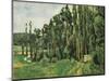 The Poplars (Les Peupliers)-Paul C?zanne-Mounted Art Print