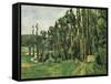 The Poplars (Les Peupliers)-Paul C?zanne-Framed Stretched Canvas