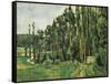 The Poplars (Les Peupliers)-Paul C?zanne-Framed Stretched Canvas