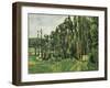 The Poplars (Les Peupliers)-Paul C?zanne-Framed Art Print