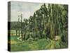 The Poplars (Les Peupliers)-Paul C?zanne-Stretched Canvas