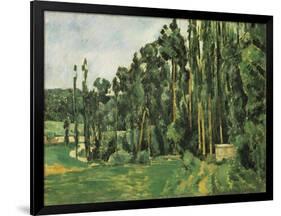 The Poplars (Les Peupliers)-Paul C?zanne-Framed Art Print