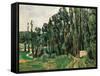 The Poplars-Paul Cézanne-Framed Stretched Canvas