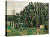 The Poplars-Paul Cézanne-Stretched Canvas