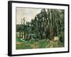 The Poplars-Paul Cézanne-Framed Giclee Print