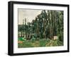 The Poplars-Paul Cézanne-Framed Giclee Print