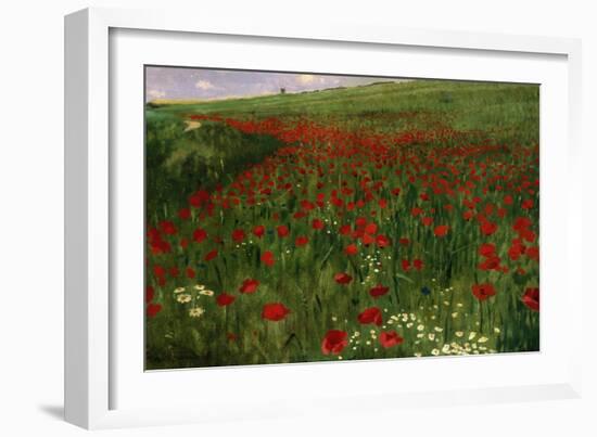 The Poppy Field, 1896-Paul von Szinyei-Merse-Framed Giclee Print