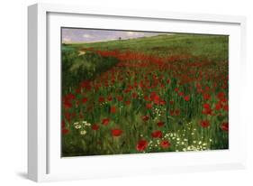 The Poppy Field, 1896-Paul von Szinyei-Merse-Framed Giclee Print