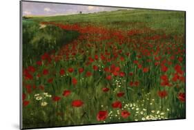 The Poppy Field, 1896-Paul von Szinyei-Merse-Mounted Giclee Print