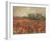 'The Poppy Field', c1900, (c1915)-George Hitchcock-Framed Giclee Print