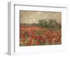 'The Poppy Field', c1900, (c1915)-George Hitchcock-Framed Giclee Print