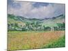 The Poppy Field Near Giverny, 1885-Claude Monet-Mounted Giclee Print