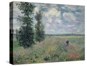 The Poppy Field-Claude Monet-Stretched Canvas