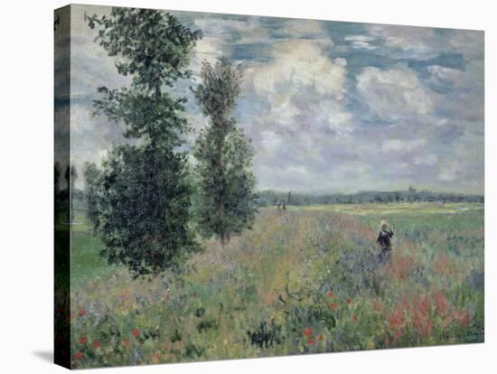 The Poppy Field-Claude Monet-Stretched Canvas